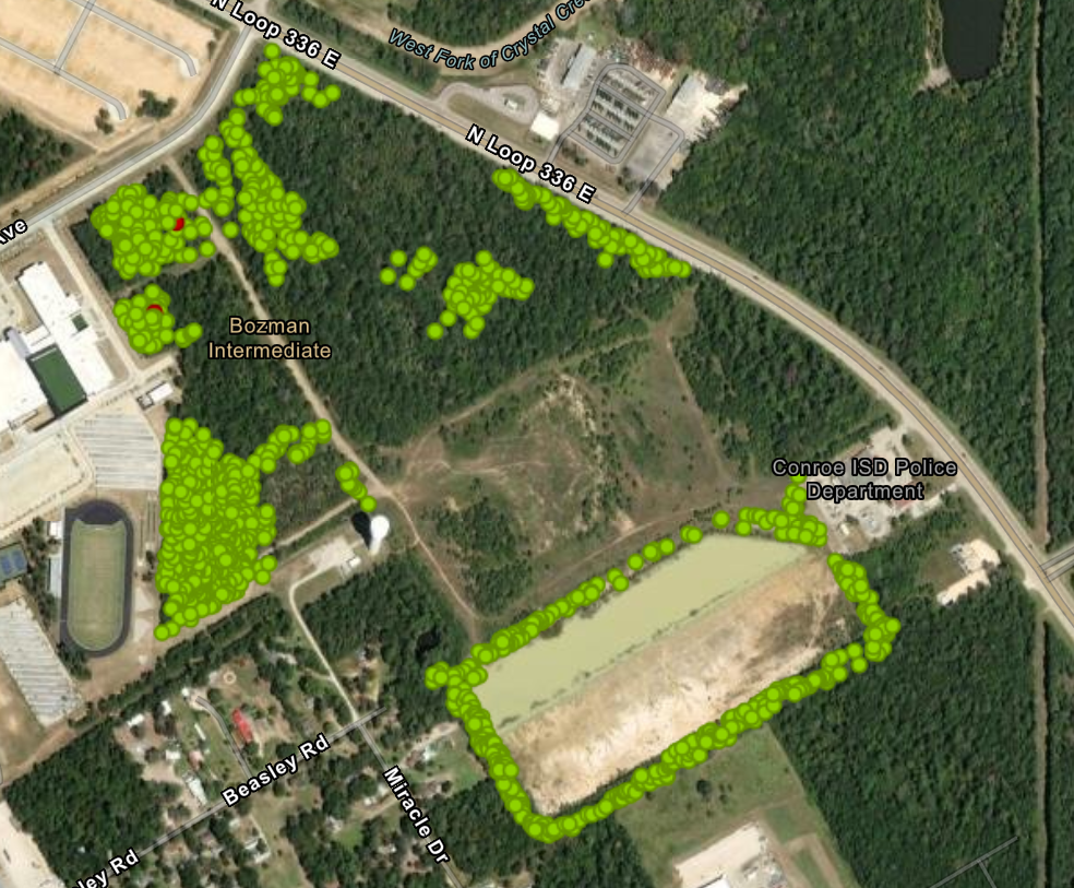 Conroe High School Tree Inventory